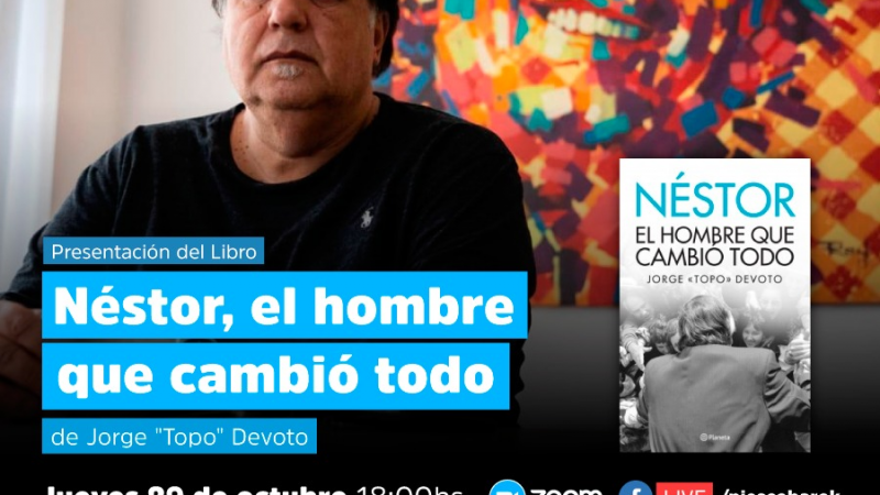 El Partido Justicialista de Escobar recibe al autor del libro sobre Néstor Kirchner