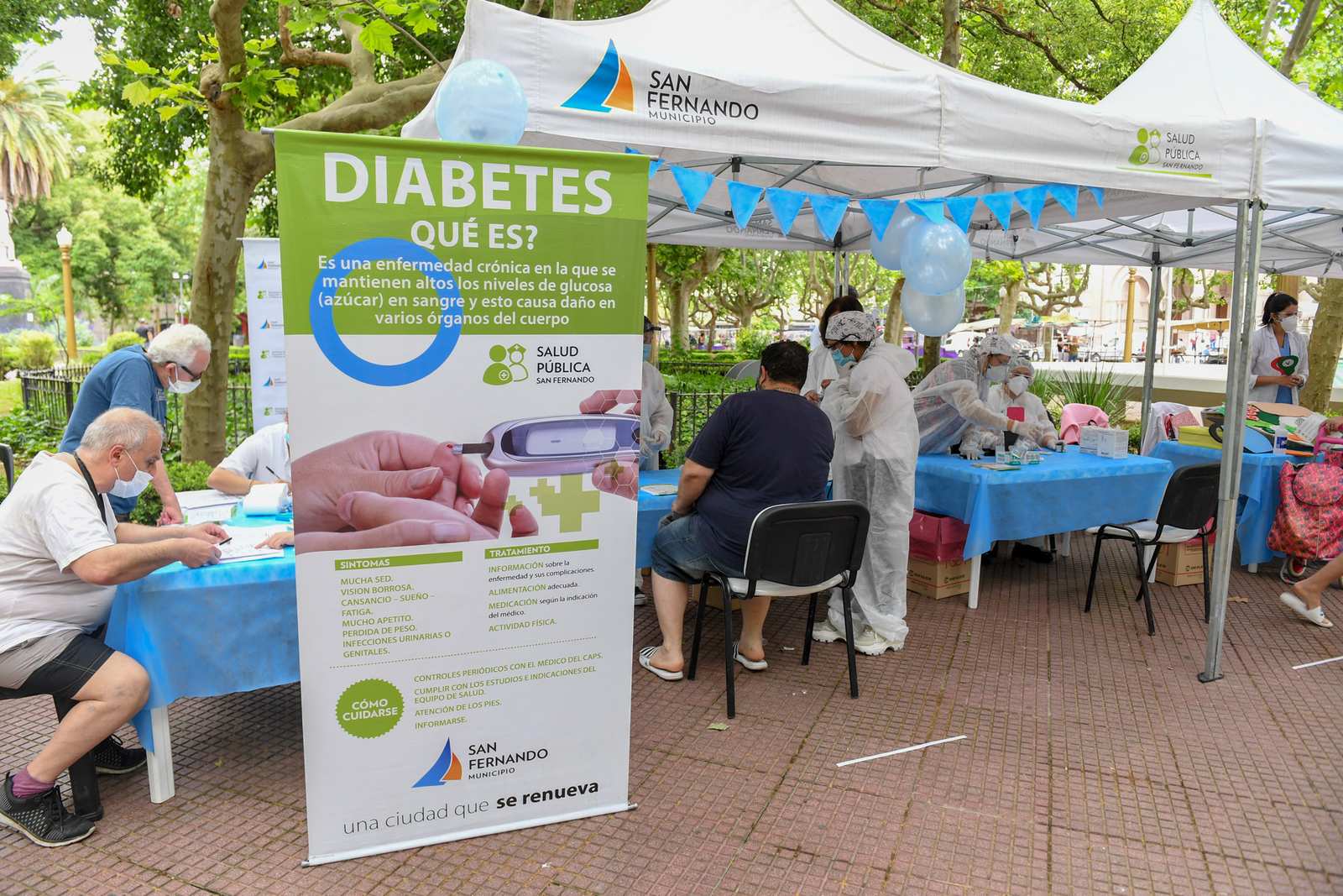 Se realizó en San Fernando una jornada por el ´Día Mundial de la Diabetes´