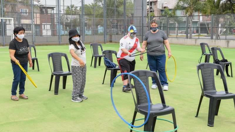 Se retomaron las actividades para personas con discapacidad en los Polideportivos de San Fernando