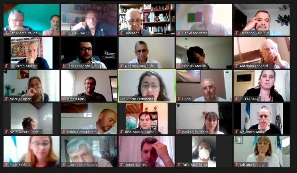 Rocío Fernández en reunión anual de Defensores del Pueblo