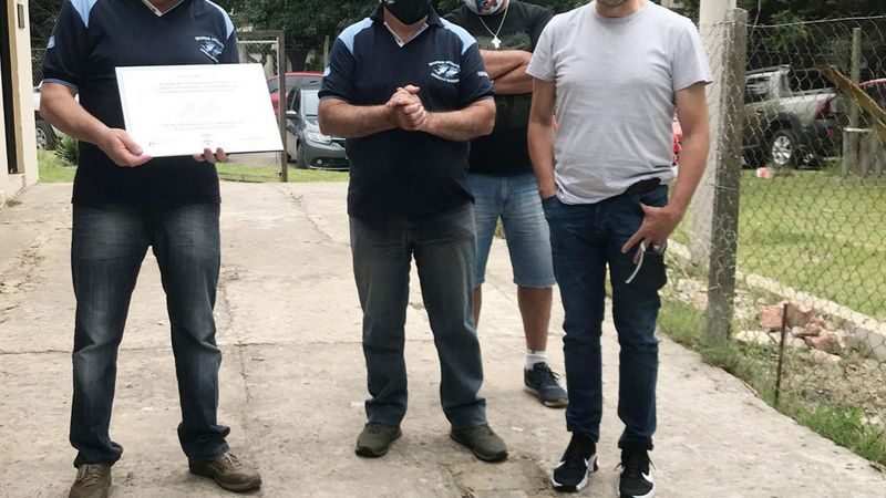 Zabaleta celebró el 25 aniversario del Centro de Veteranos de Guerra de Malvinas de Hurlingham junto a los excombatientes