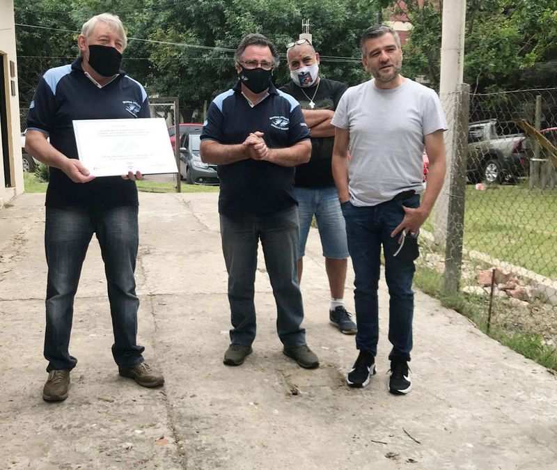 Zabaleta celebró el 25 aniversario del Centro de Veteranos de Guerra de Malvinas de Hurlingham junto a los excombatientes