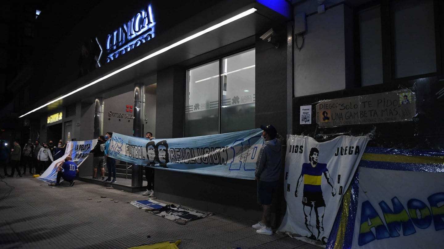 Dr. Leopoldo Luque : “La evolución de Diego cursa sin ningún tipo de complicaciones”
