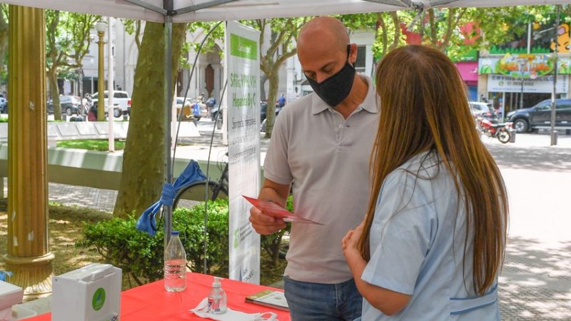 San Fernando conmemoró el ´Día Mundial de la Lucha contra el VIH´ con una jornada especial en Plaza Mitre