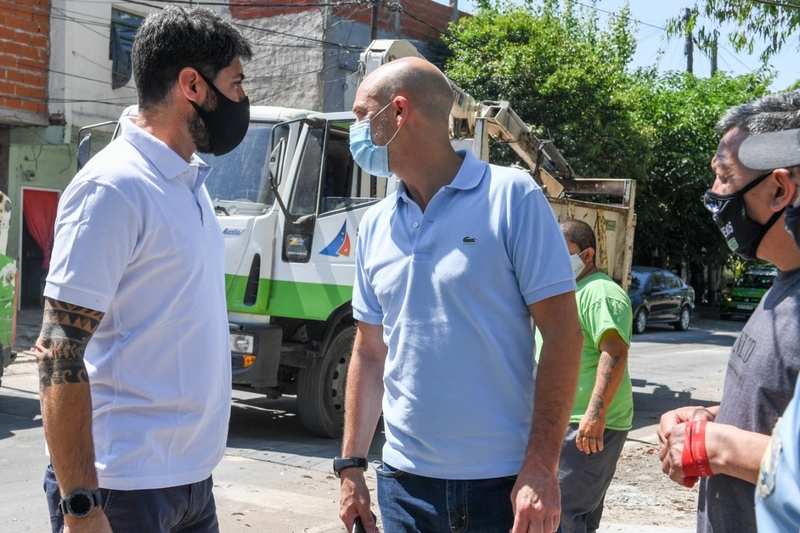 El Municipio de San Fernando llevó adelante un operativo integral de limpieza en el barrio San Lorenzo