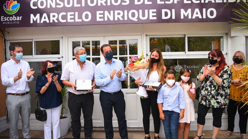 Ariel Sujarchuk inauguró en Belén de Escobar  los Consultorios de Especialidades “Marcelo Enrique Di Maio”