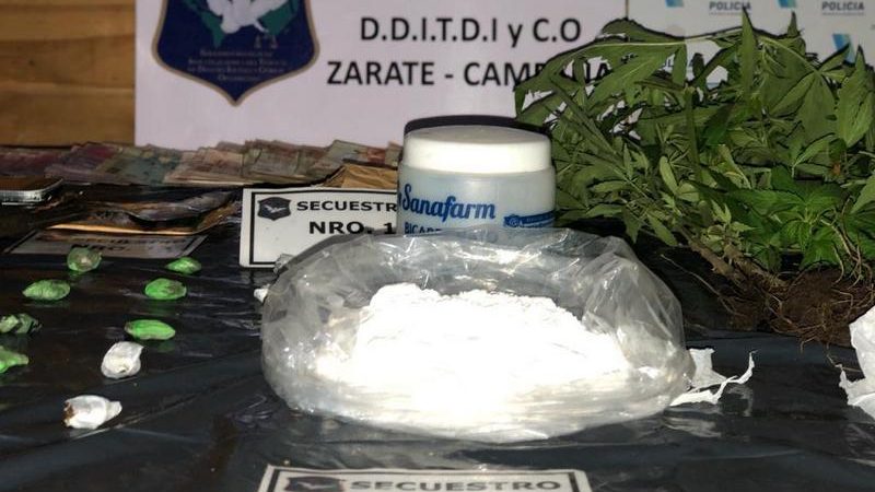 Por un llamado al 0800 municipal, en Matheu incautan más de medio kilo de cocaína y detienen a dos personas 