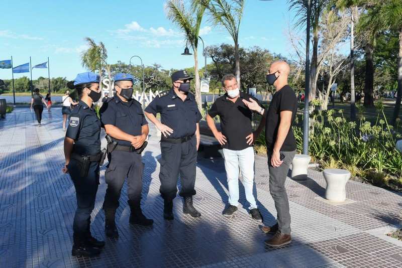 Para disfrutar con cuidados, se realiza un operativo de prevención en la Costanera de San Fernando