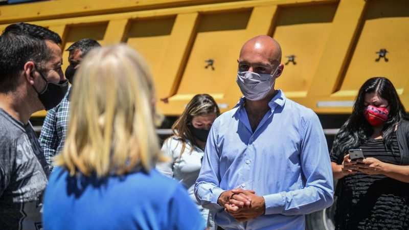 Beto Ramil supervisó importantes obras de asfalto en las localidades de Garín y Matheu