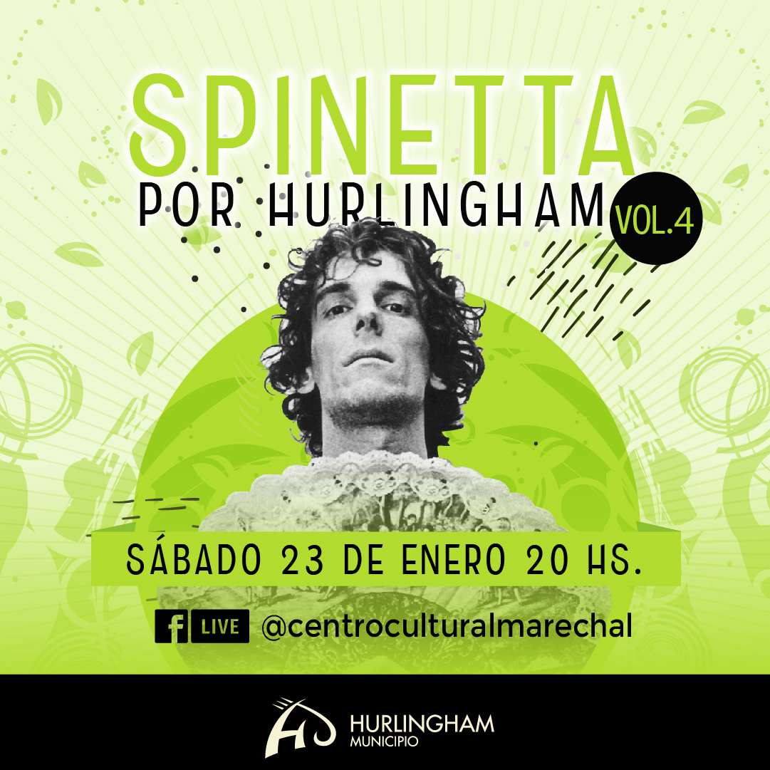 El Municipio de Hurlingham transmitirá un evento homenaje a “El Flaco” Spinetta protagonizado por músicos locales