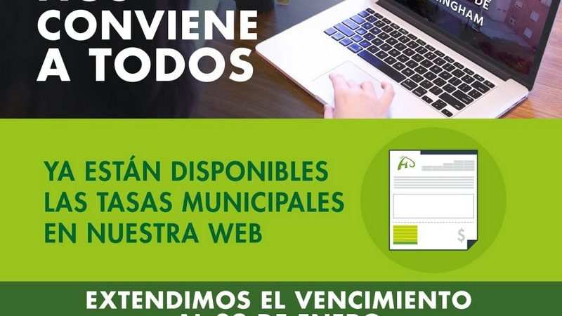 Hurlingham: Hay plazo hasta el 29 de enero para pagar la tasa anual con descuento