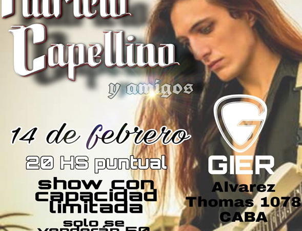 Clínica de guitarra & show presencial