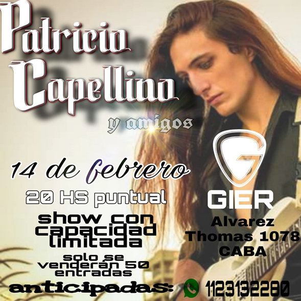 Clínica de guitarra & show presencial