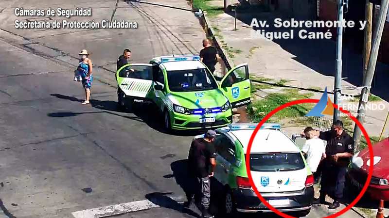 Protección Ciudadana de San Fernando detuvo a dos ladrones a pocos minutos de robar un local de ropa