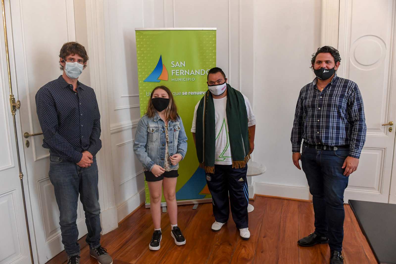 Juan Andreotti distinguió a sanfernandinos medallistas de los Juegos Bonaerenses en la modalidad virtual