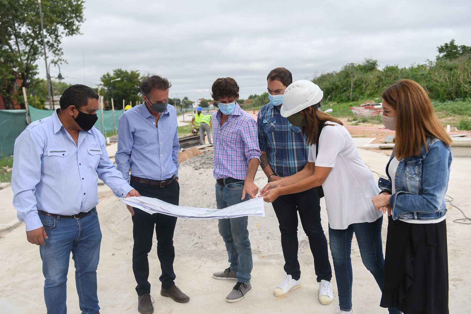 Andreotti y Katopodis recorrieron importantes obras para San Fernando que financia la Nación  