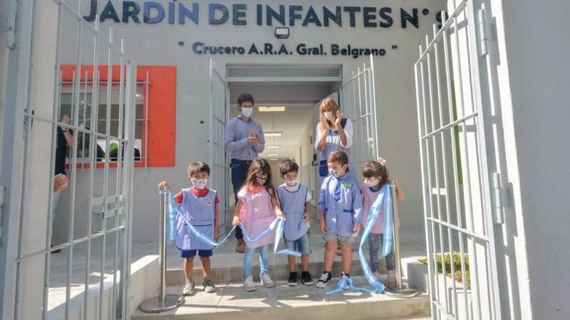 Juan Andreotti inauguró la renovación del Jardín Nº931