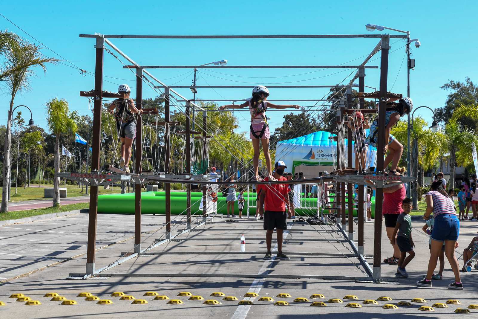 San Fernando compartió un fin de semana con juegos y deportes en el Parque del Bicentenario