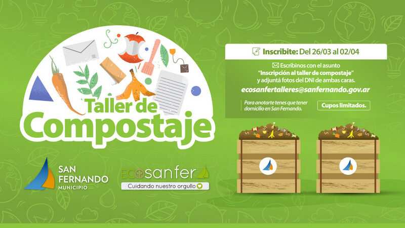 “Eco Sanfer” abrió la inscripción de un nuevo taller para aprender a hacer compost