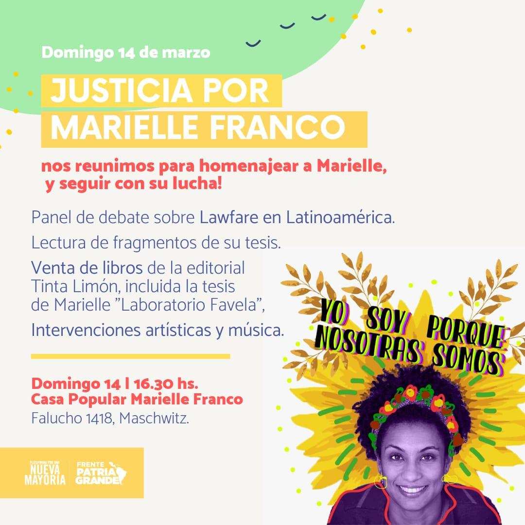 Homenaje a Marielle Franco en Maschwitz