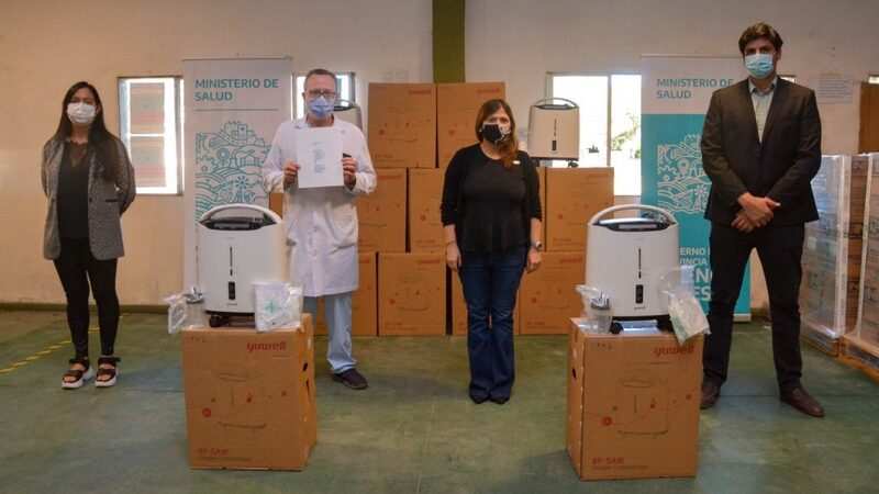 La Provincia distribuyó 300 concentradores de Oxígeno en Hospitales , UPAs y Centros Extrahospitalarios