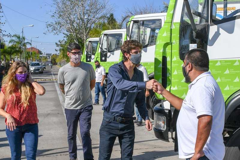Juan Andreotti presentó camiones compactadores para el cuidado del espacio público y el medio ambiente