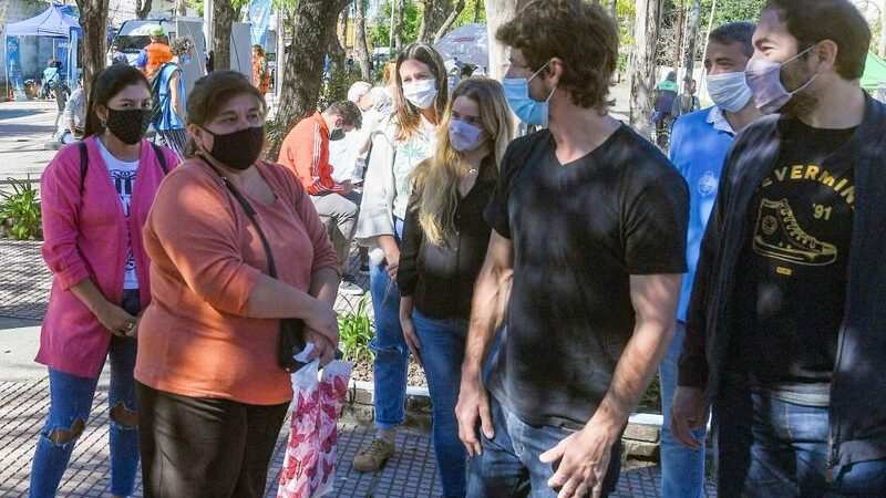 Juan Andreotti visitó el operativo de documentación y servicios que llevan adelante San Fernando y la Nación