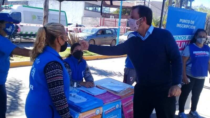 Sujarchuk en el Operativo Detect-AR de Maquinista Savio: “Muchos países tomaron medidas drásticas para evitar contagios, tomemos conciencia para evitarlas”.