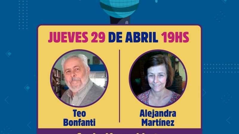 Con “Teo Bonfanti & Alejandra Martínez” , continúa  el Ciclo de Recitales Poéticos 2021