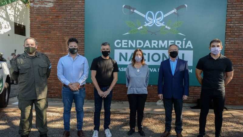 Zabaleta y Frederic inauguraron una base operativa de Gendarmería en Hurlingham y firmaron un convenio para crear el Observatorio de Seguridad