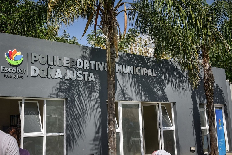La Municipalidad de Escobar y el Gobierno Nacional siguen adelante con las obras de revalorización de los polideportivos municipales 