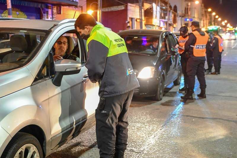 Siguen los controles de seguridad y circulación en San Fernando