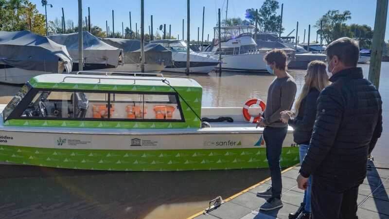 Juan Andreotti presentó una nueva lancha para asistir a los vecinos del Delta