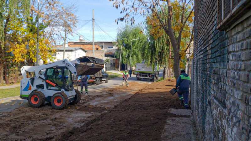 San Fernando realizó un nuevo operativo integral de limpieza y ordenamiento en el barrio Alsina