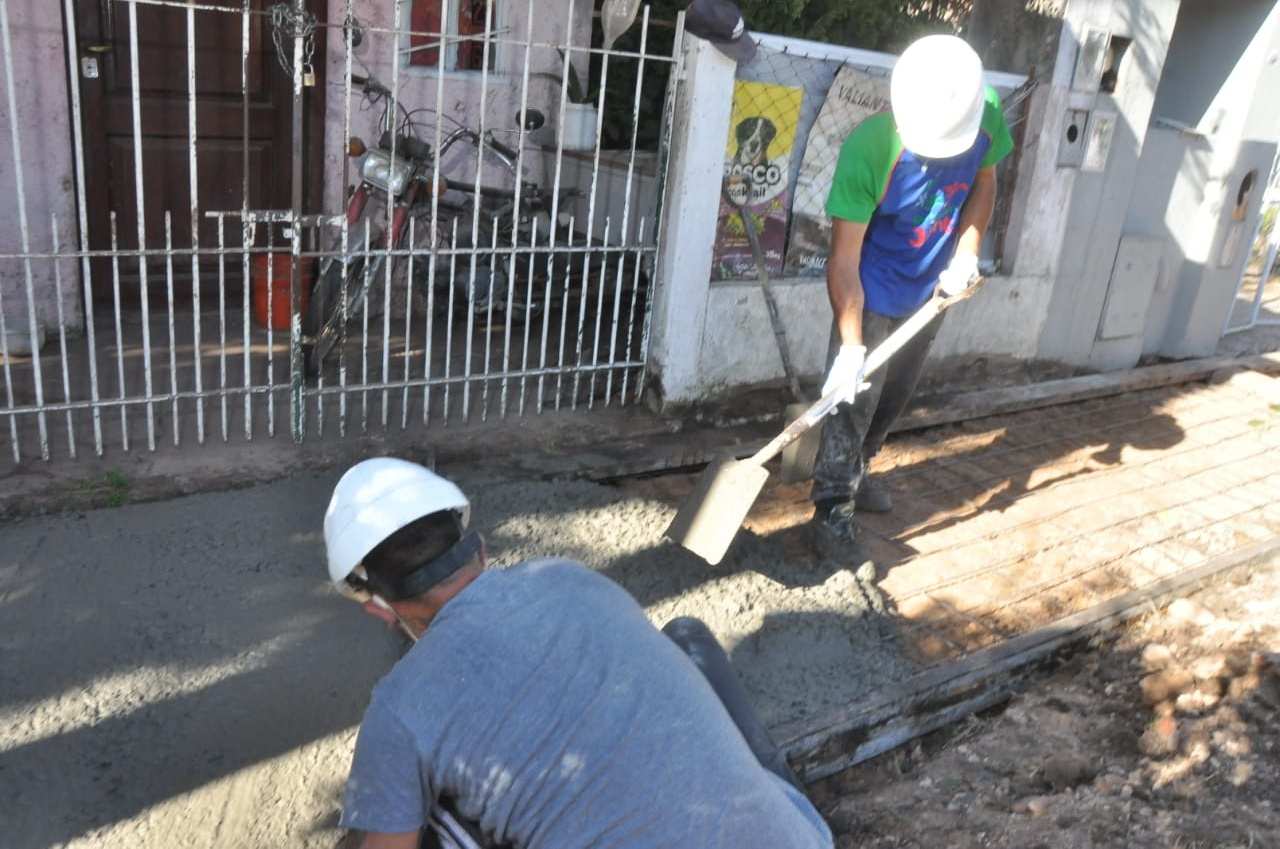 Los Cardales, avanza la Construcción de Veredas