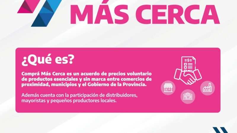Lanzan el Programa ” Comprá Más Cerca”