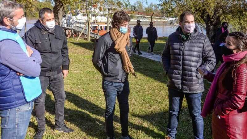 Juan Andreotti acompañó un operativo de DNI, jubilaciones y más servicios en el Delta de San Fernando