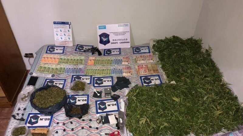 Detienen en Garín, a un delincuente que se dedicaba al narcomenudeo  