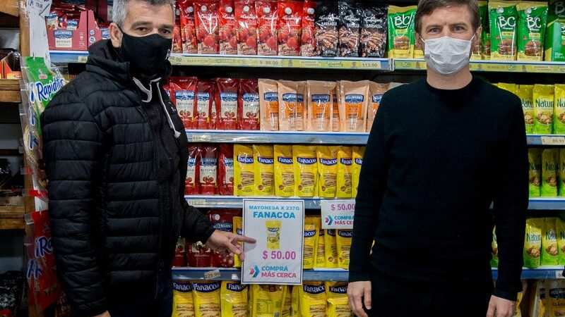 Zabaleta y Costa lanzaron el programa “Comprá más cerca” en Hurlingham, con precios acordados en la canasta básica