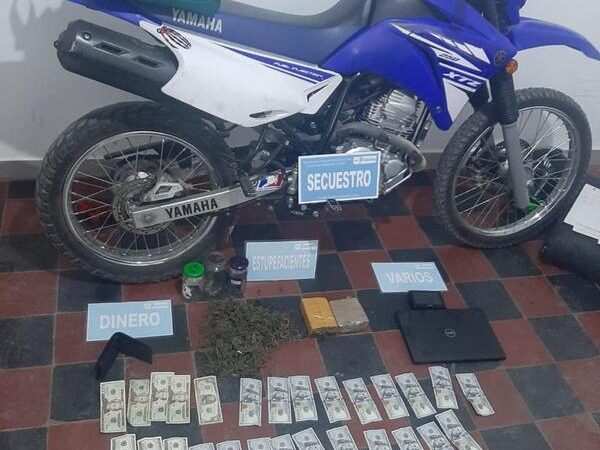 Garín, tras un triple allanamiento, se detuvo a un peligroso delincuente y se secuestró   más de un kilo de marihuana, vehículos robados y una importante suma de dinero 