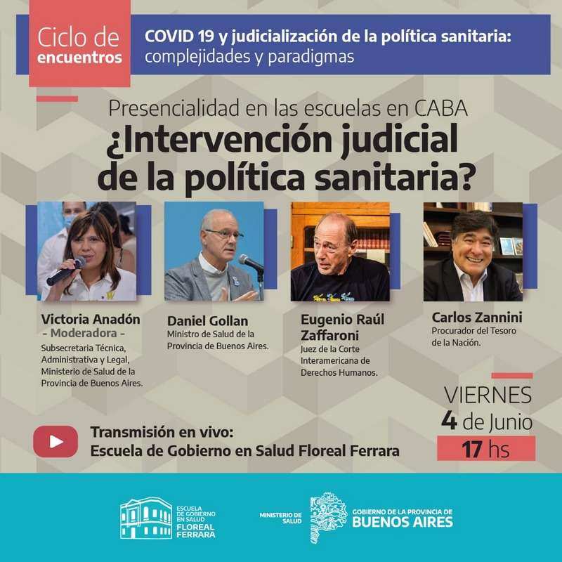 Nuevo Ciclo de Encuentro Virtuales de la Escuela de Gobierno en Salud “Florear Ferrara”