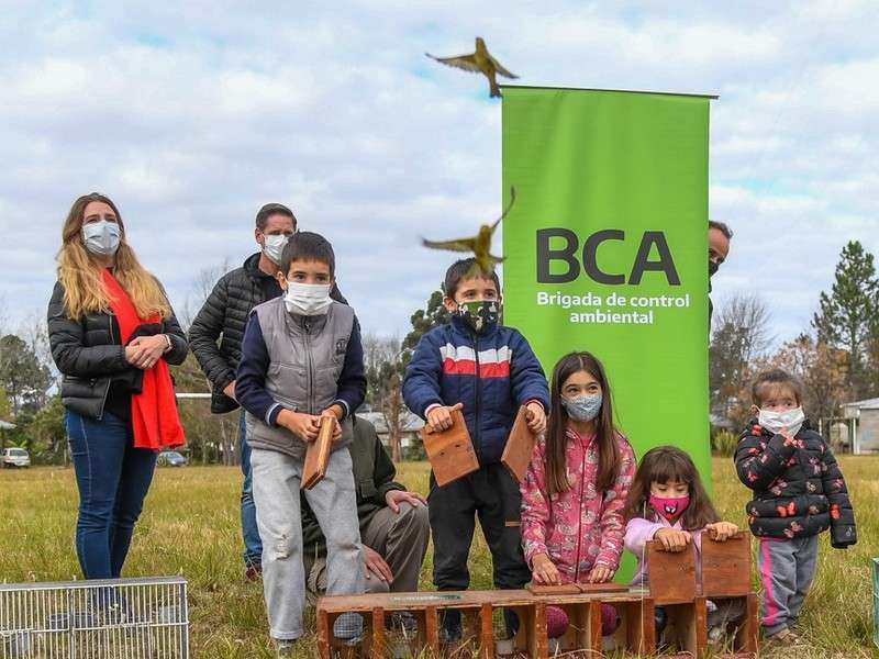 San Fernando participó de la liberación de un centenar de aves rescatadas en el Pueblo Nueva Esperanza