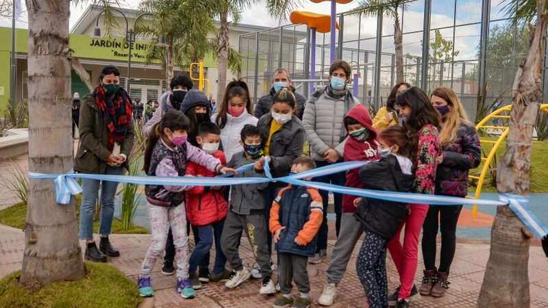 Juan Andreotti inauguró la Plaza del Barrio San Jorge en Virreyes