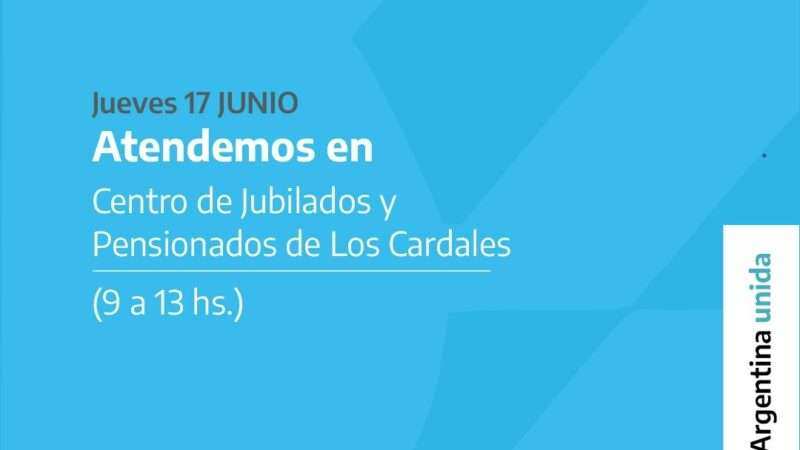 El Jueves llega  la Oficina de PAMI  a Los Cardales