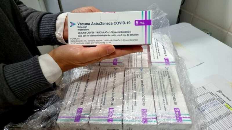 Exaltación, cifra Récord llegaron 3.100 Vacunas
