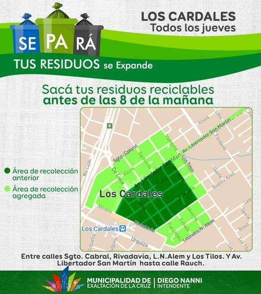 Los Cardales, se extiende el Programa “Separa”