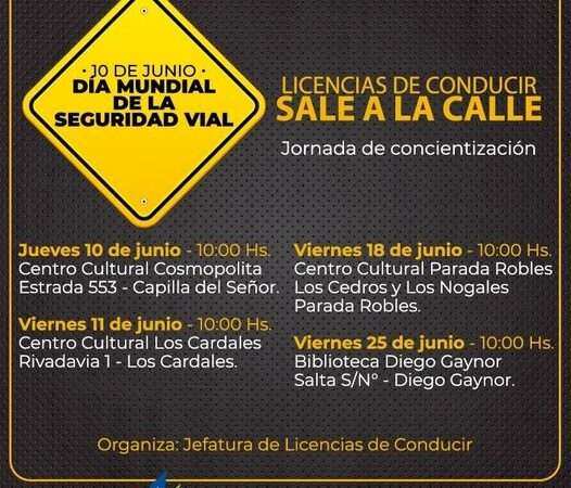 Exaltación, Licencias de Conducir sale a la Calle