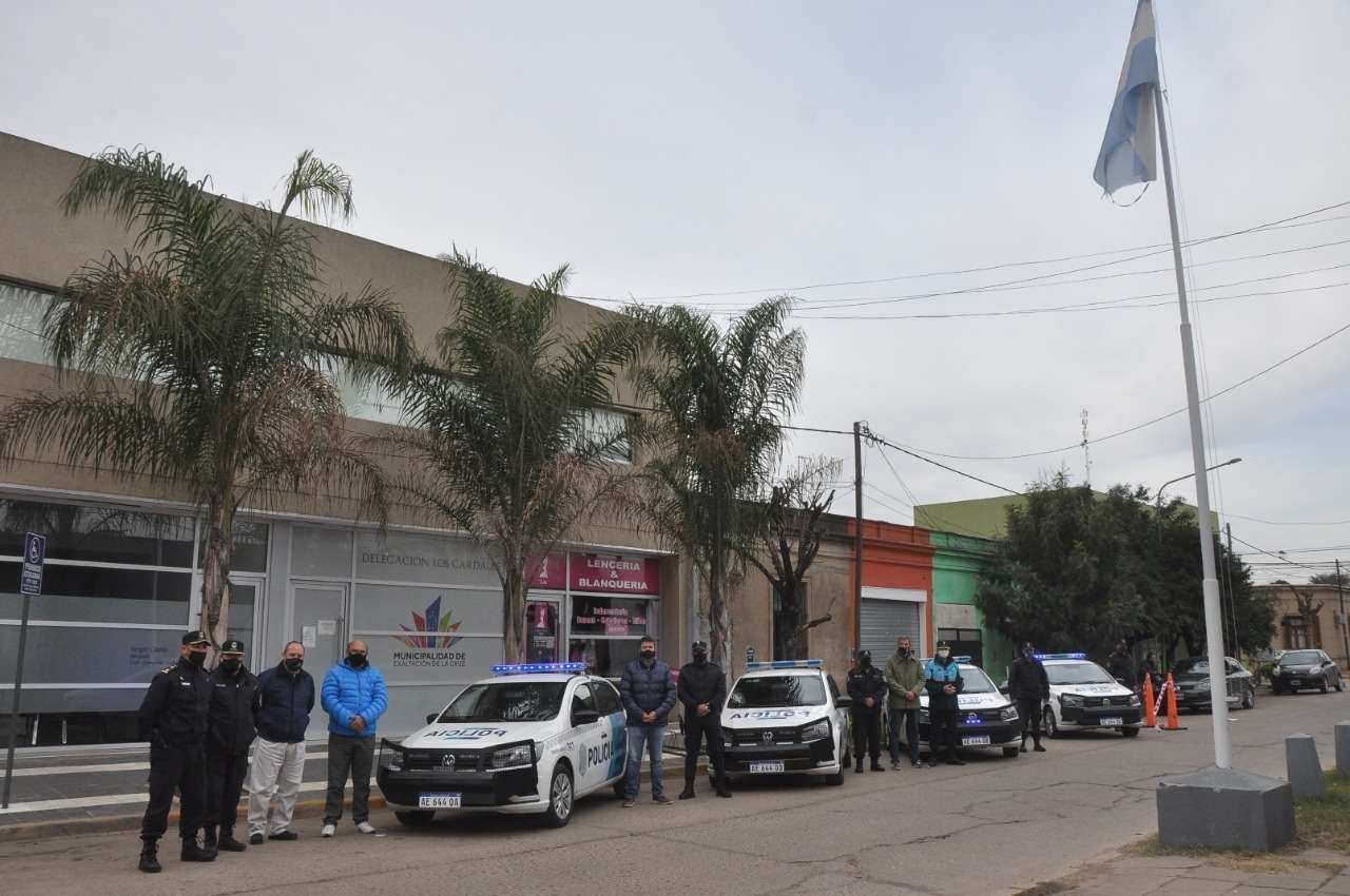 Exaltación de la Cruz, entregan Cuatro Patrulleros Nuevos a laPolicía