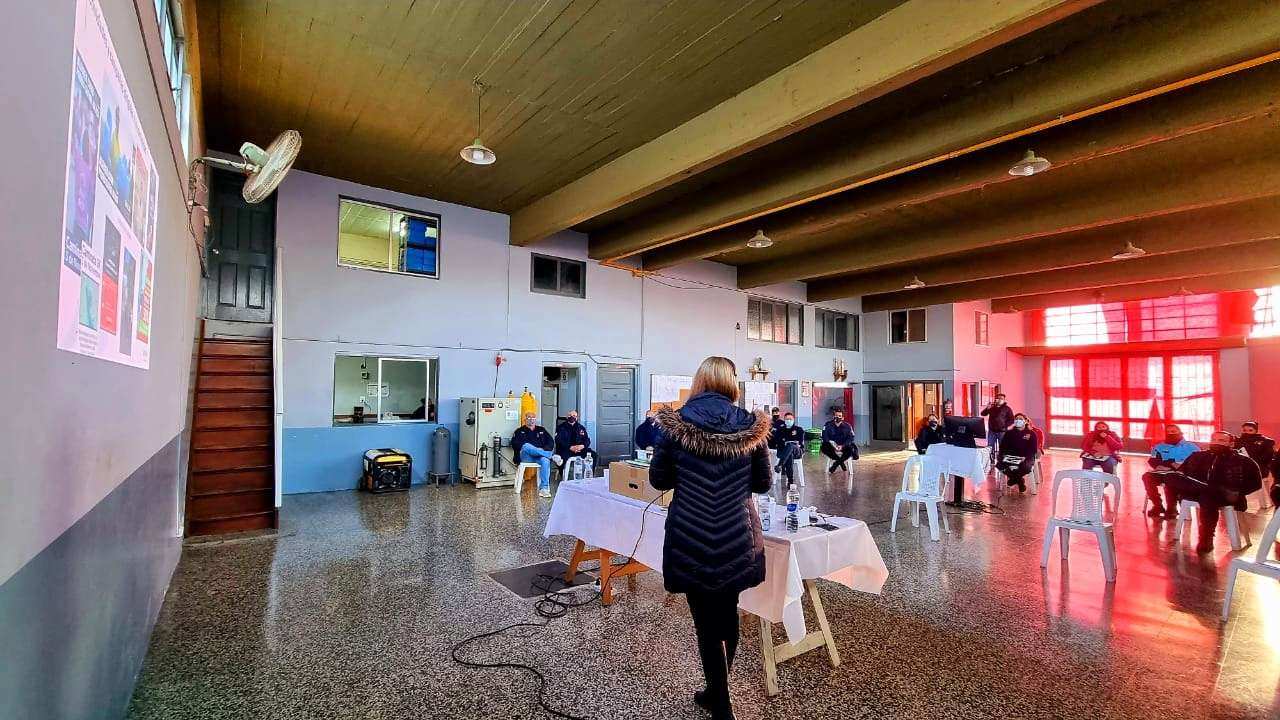 Capilla del Señor, capacitación en Bomberos sobre Prevención de ACV