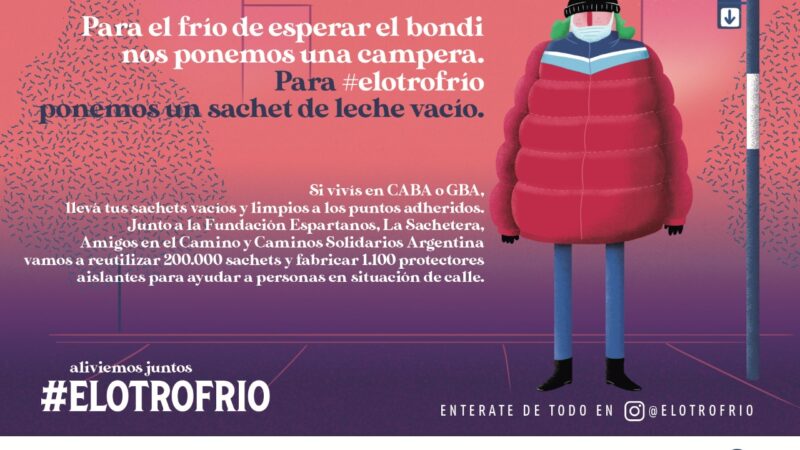 #ElOtroFrio,  campaña solidaria para ayudar a personas en situación de calle